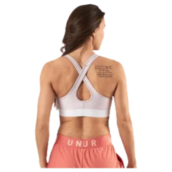 Armour Mid Crossback Bra Pink