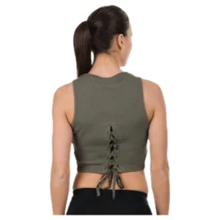 Astoria Laced Tank Green
