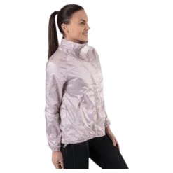 Athlete Recovery Woven Iridescent Jacket Pink