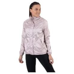 Athlete Recovery Woven Iridescent Jacket Pink