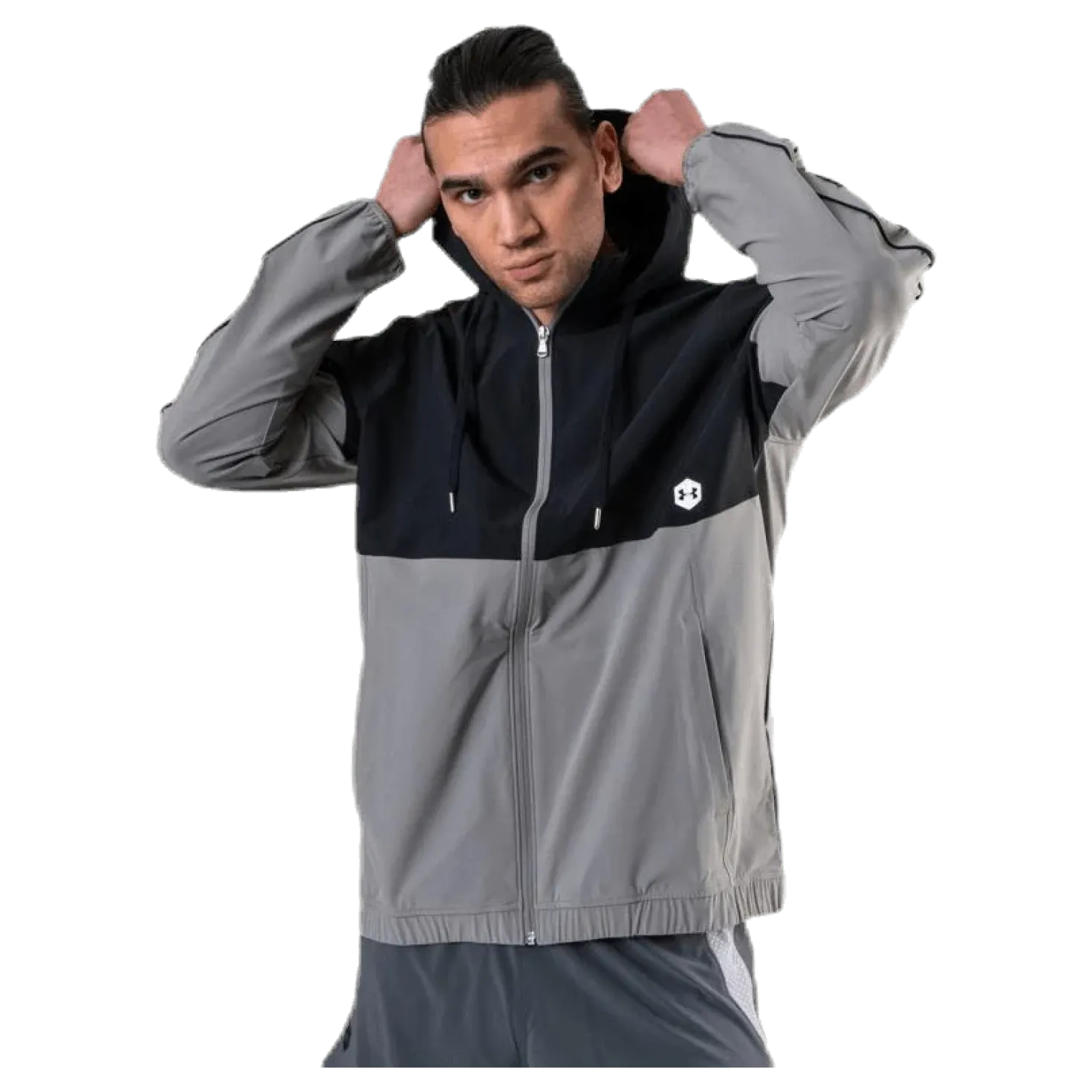 Athlete Recovery Woven Warm Up Top Green