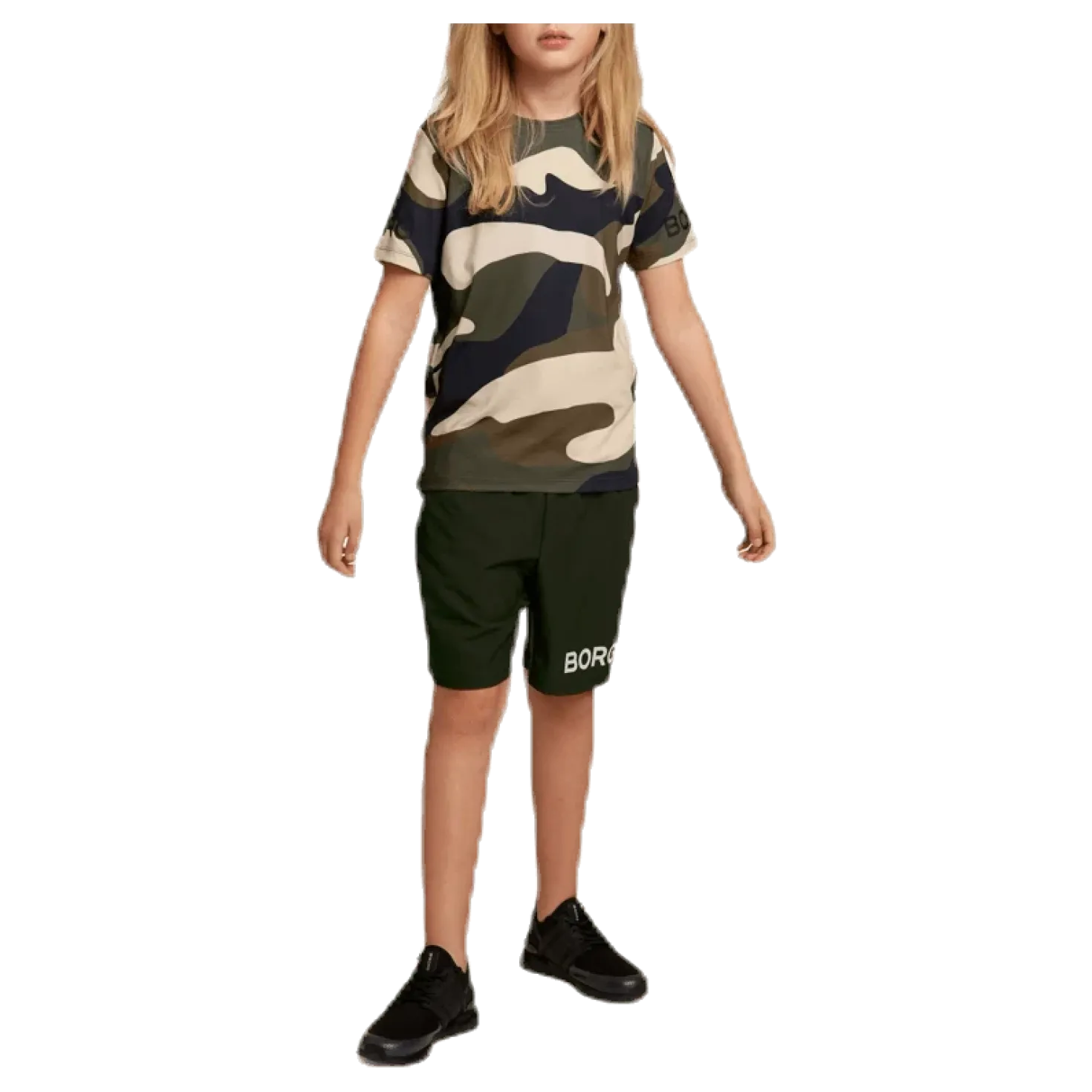 August 4-Way Stretch Shorts Junior Black