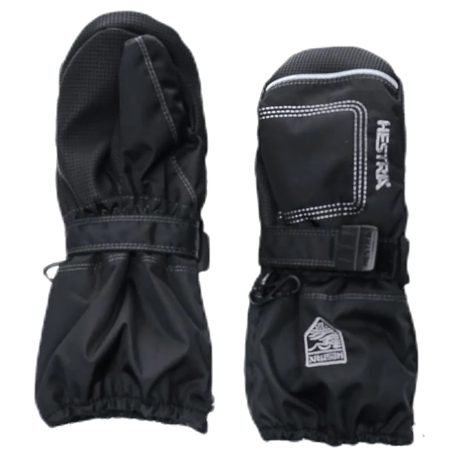 Baby Zip Long - Mitten 0-5 Years Black