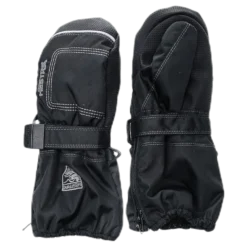 Baby Zip Long - Mitten 0-5 Years Black