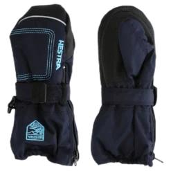 Baby Zip Long - Mitten 0-5 Years Blue