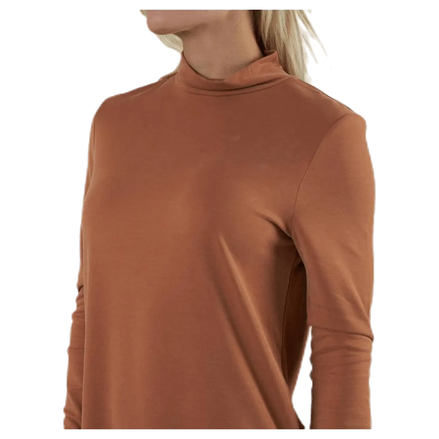 Bamala T-Neck Ls Dress Beige