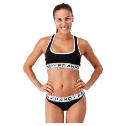 Bamboo Bralette White/Black