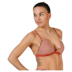 Barbara Bikini Triangle Bra Red