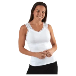 Barbera Lace Top White