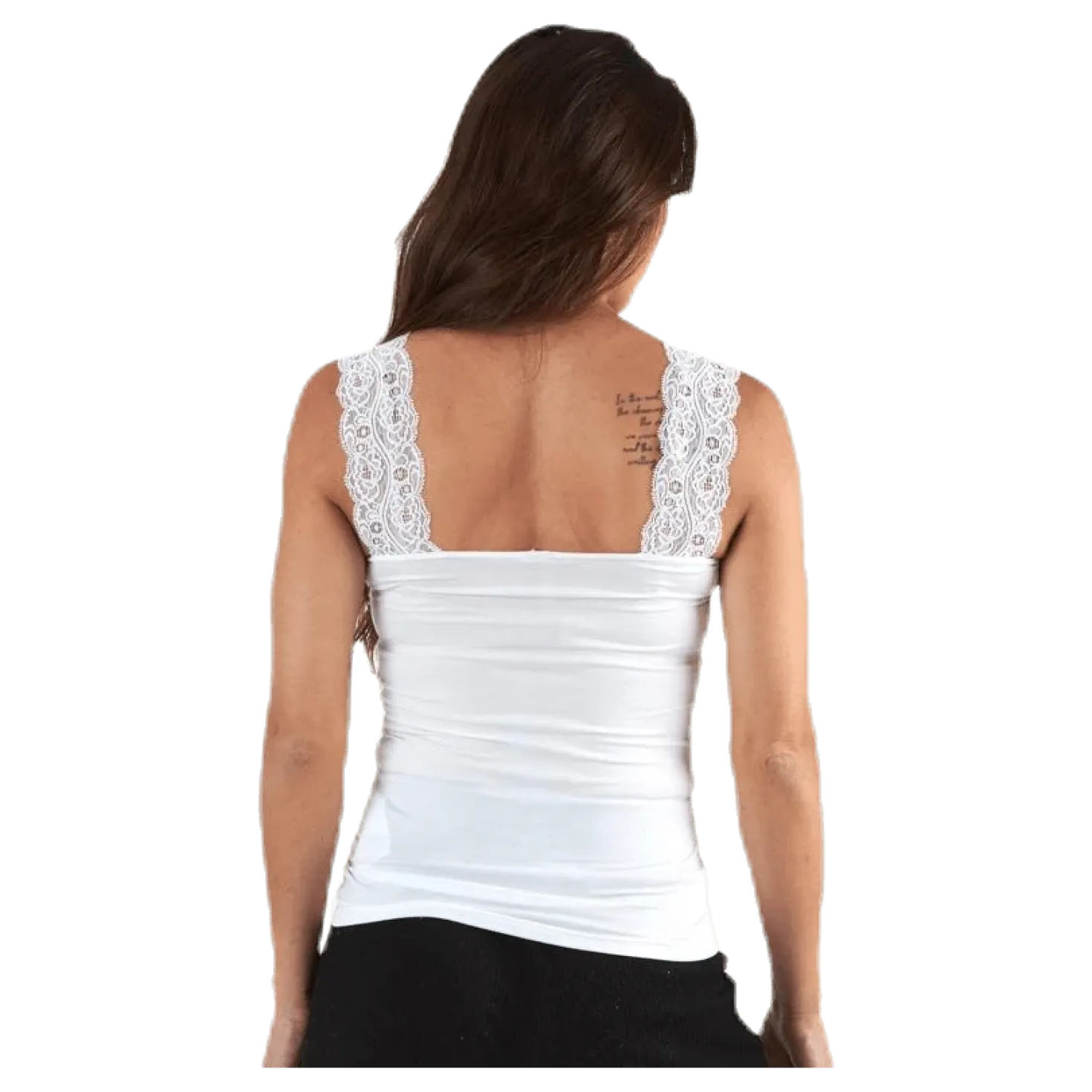 Barbera Lace Top White