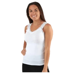 Barbera Lace Top White