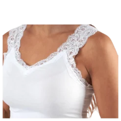 Barbera Lace Top White
