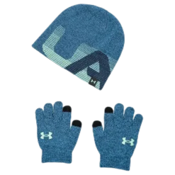 Beanie/Glove Combo Junior Blue