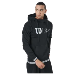 Bela Po Hoody-slimfit Black/white