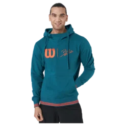 Bela Po Hoody-slimfit Blue Coral/fiesta