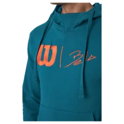 Bela Po Hoody-slimfit Blue Coral/fiesta
