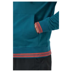 Bela Po Hoody-slimfit Blue Coral/fiesta