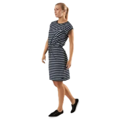 Bellevue Dress Blue/White