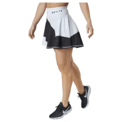 Bianca /print Skirt Big Stripe White/black