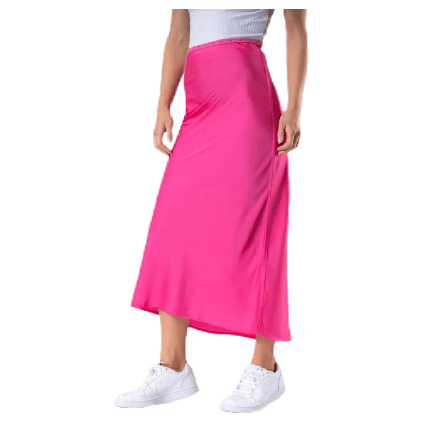 Bias Skirt Pink