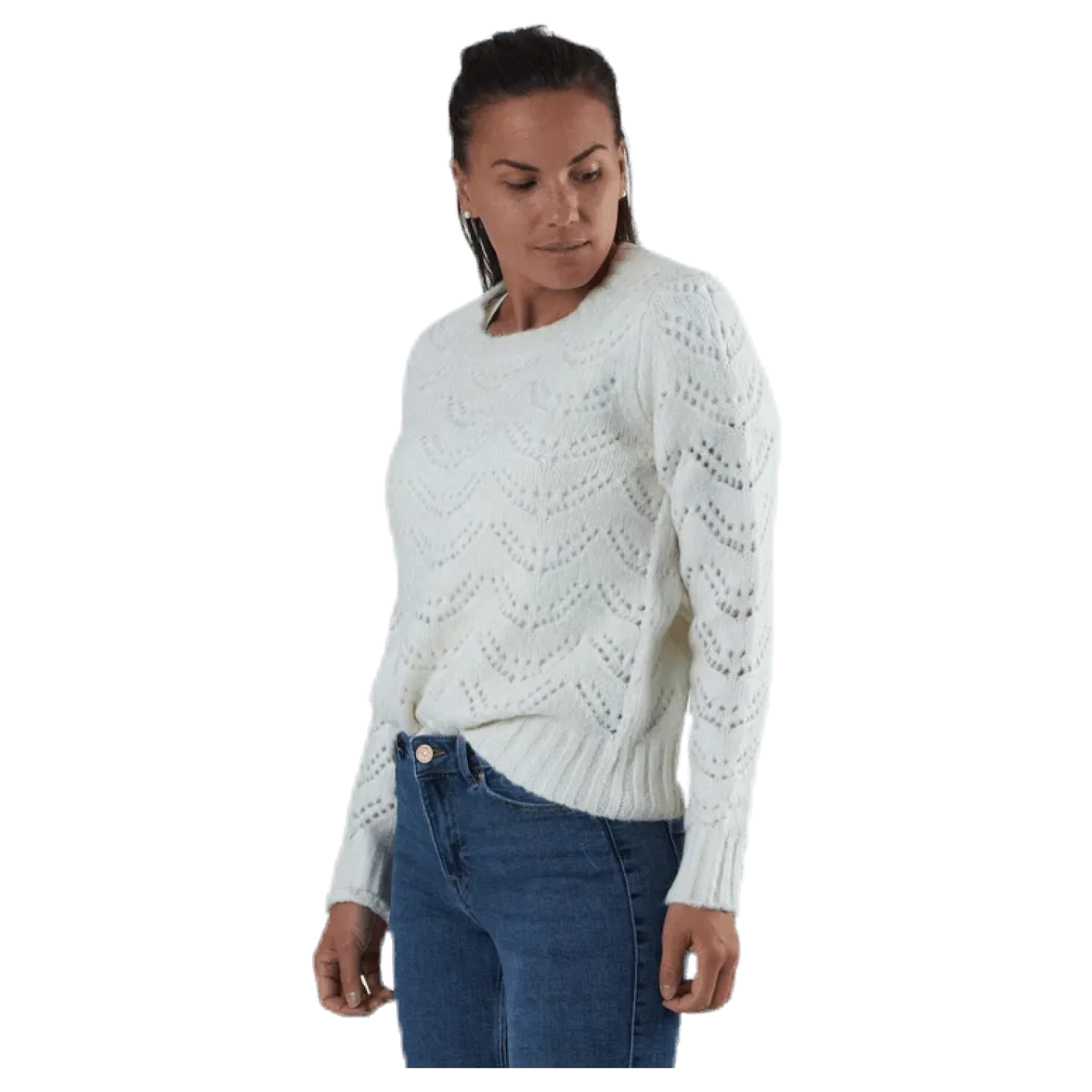 Bibi Ls Knit White