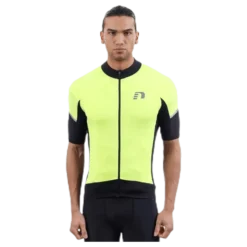 Bike Stretch Jersey Black/Yellow