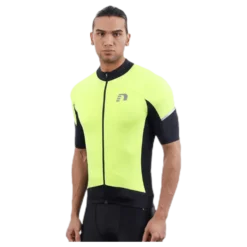 Bike Stretch Jersey Black/Yellow