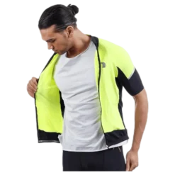 Bike Stretch Jersey Black/Yellow