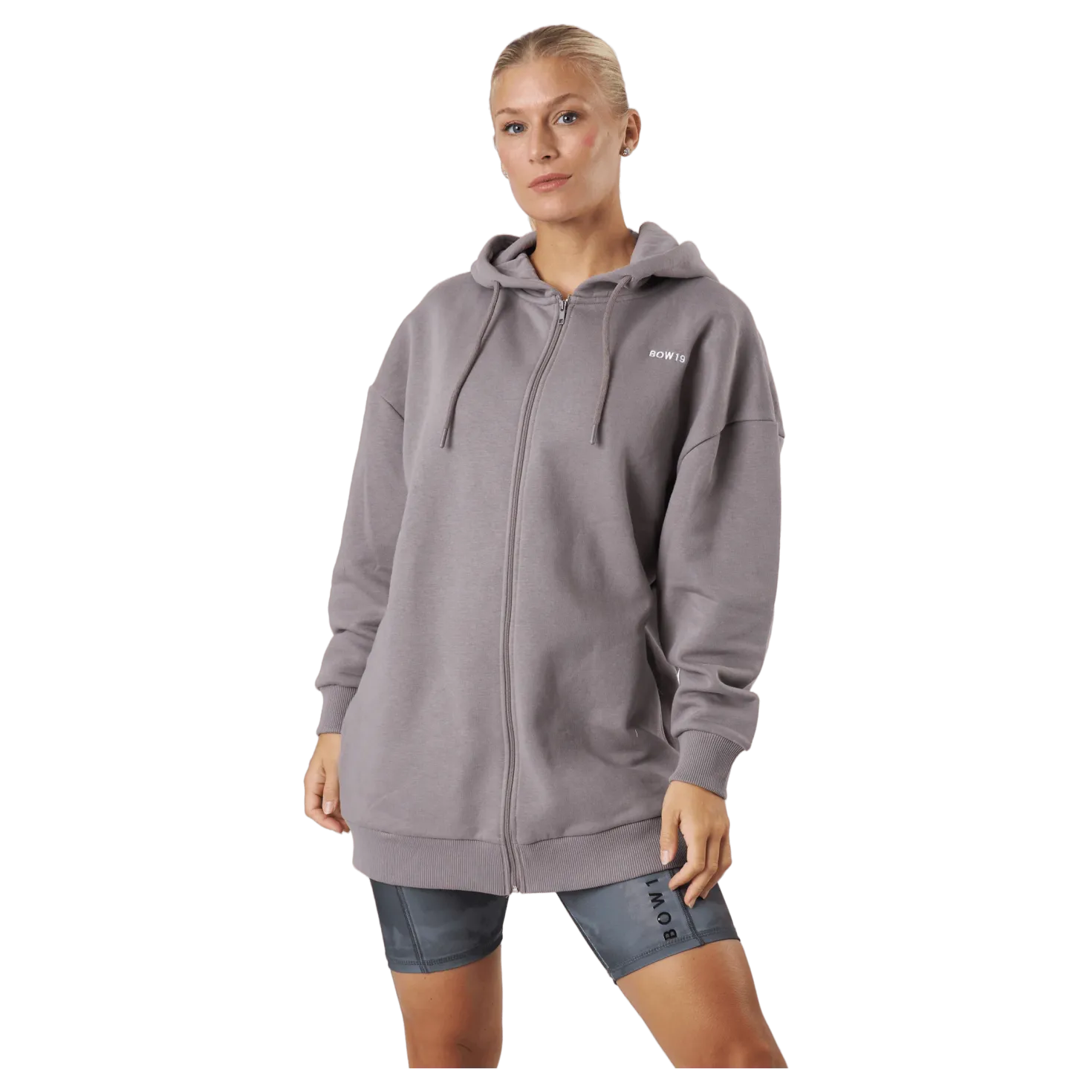 Billie Zip Hood Cinder
