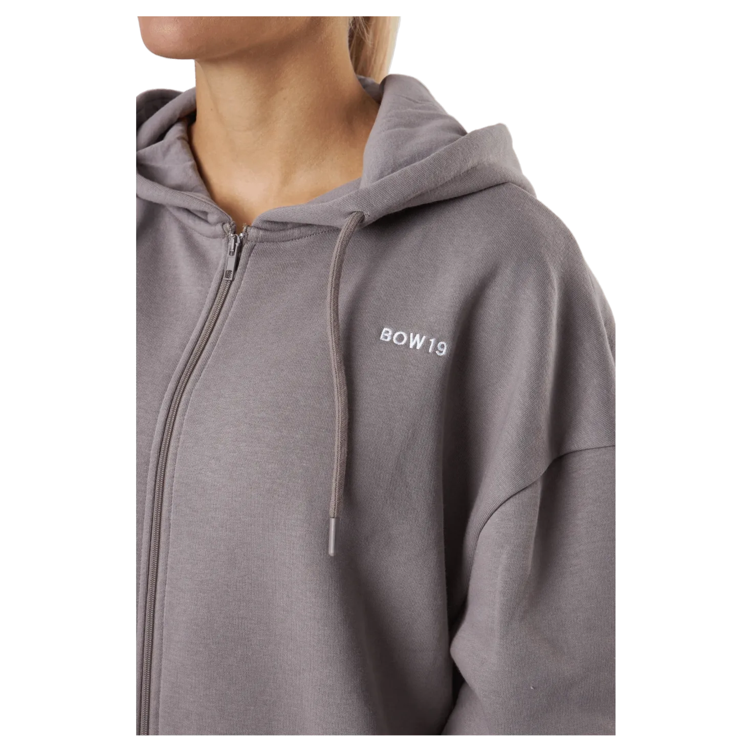Billie Zip Hood Cinder
