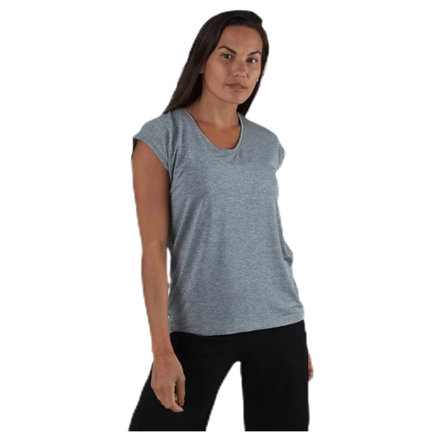 Billo Tee Lurex Stripes Grey