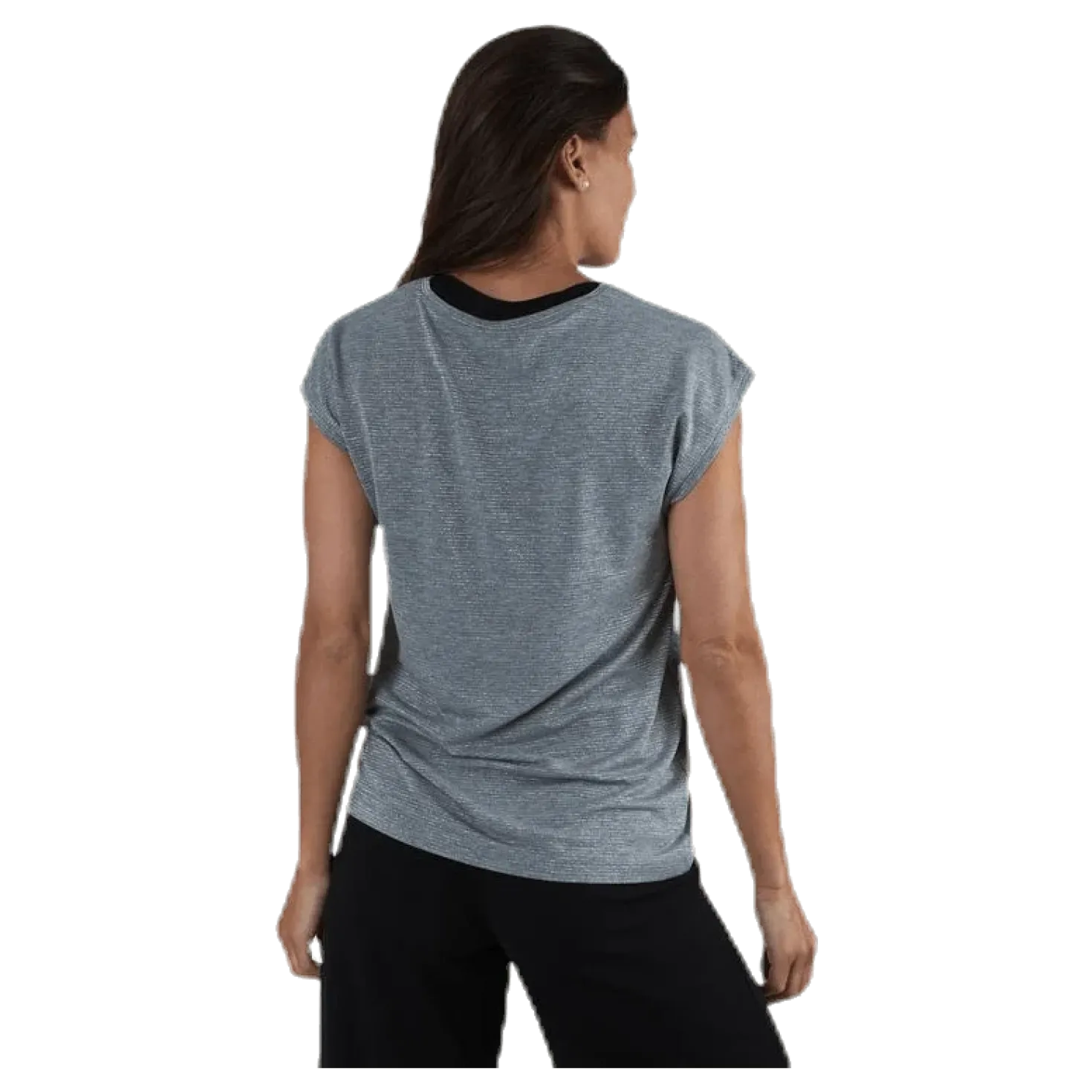 Billo Tee Lurex Stripes Grey