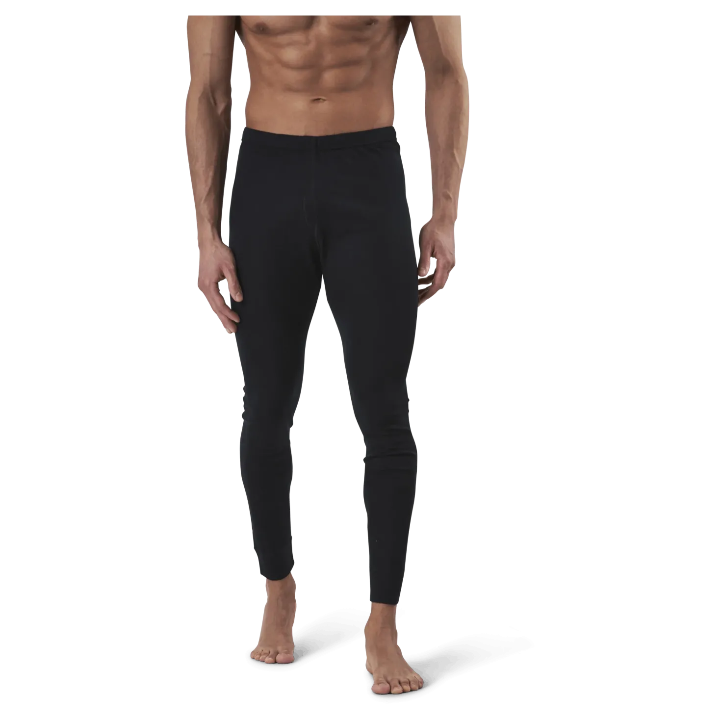 Bjorn Long Bottom 100% Merino Wool Black