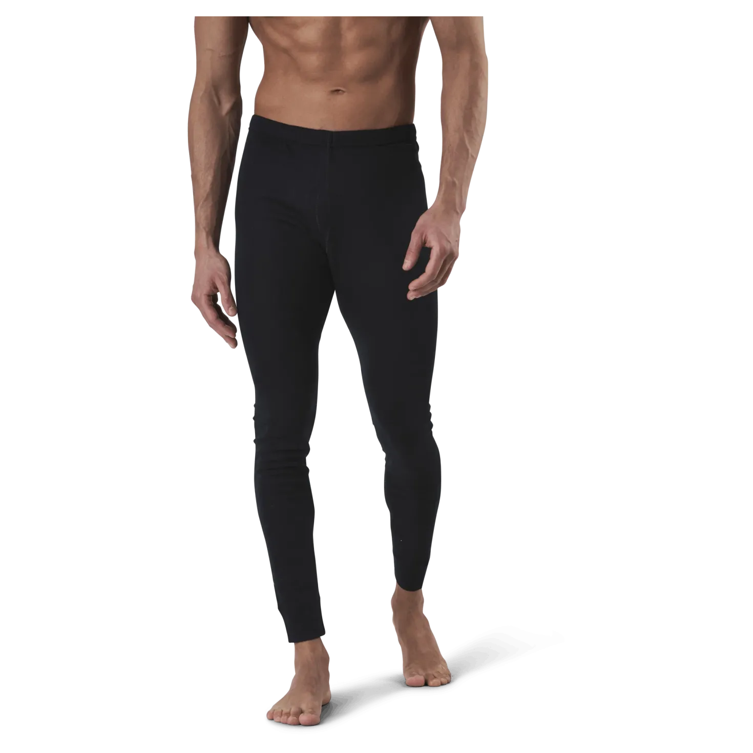 Bjorn Long Bottom 100% Merino Wool Black