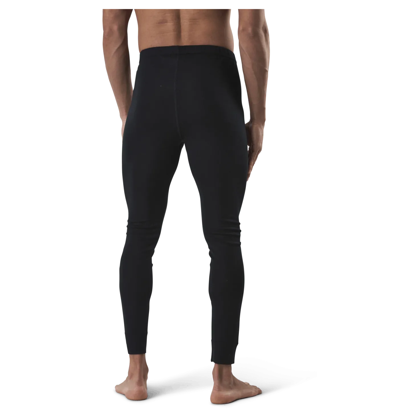 Bjorn Long Bottom 100% Merino Wool Black