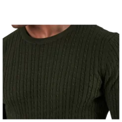 Blacamp Cable Knit Crew Neck Black
