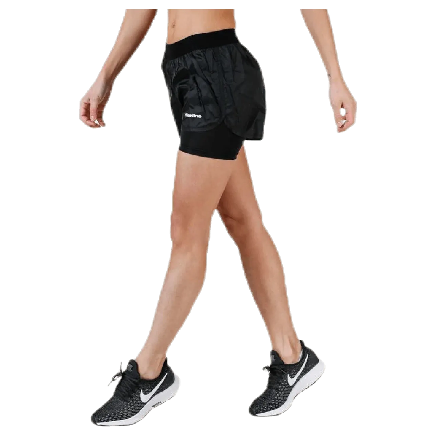 Black 2-Lay Shorts Black