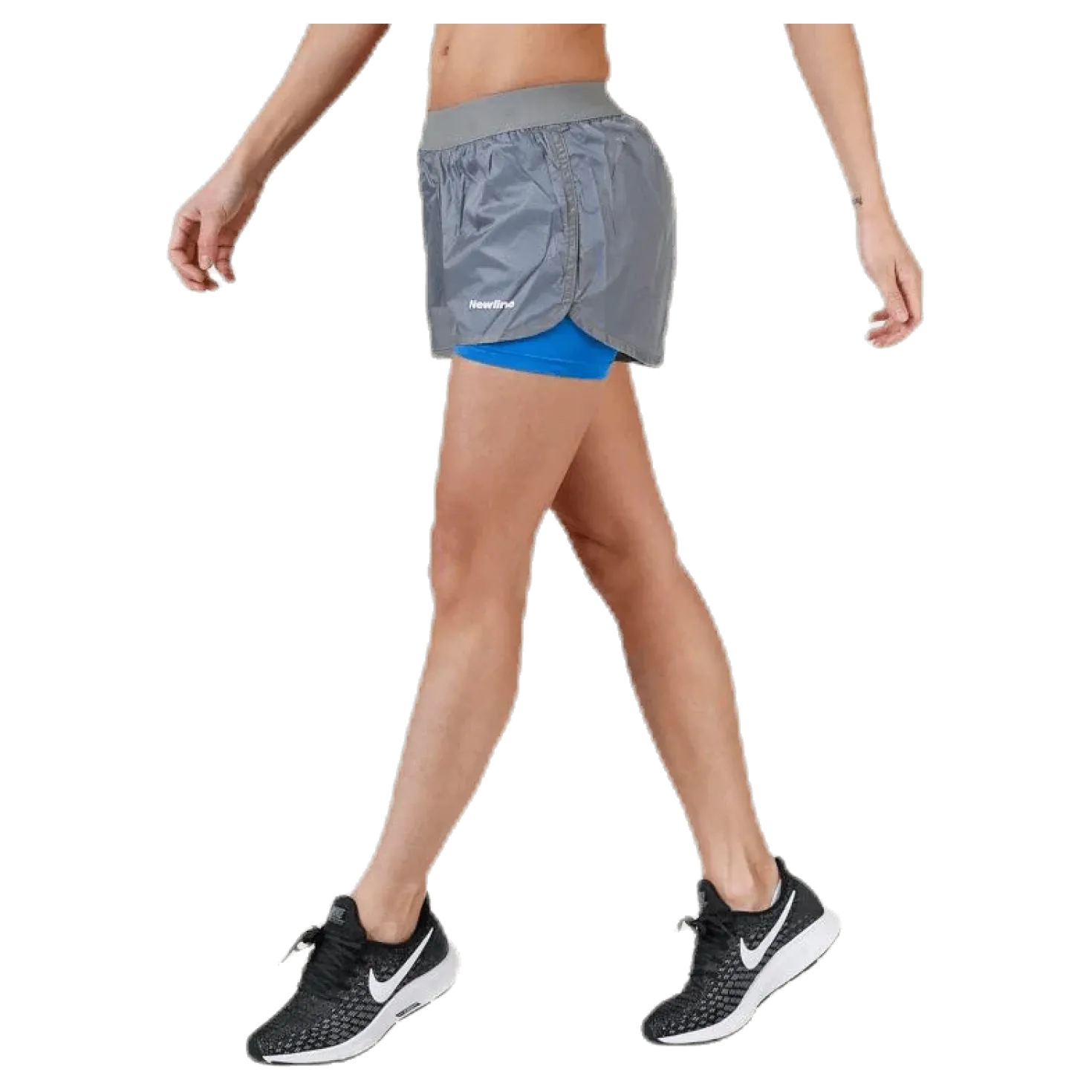 Black 2-Lay Shorts Grey