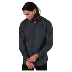 Blackpool Stretch Shirt L/s Mecca Orange
