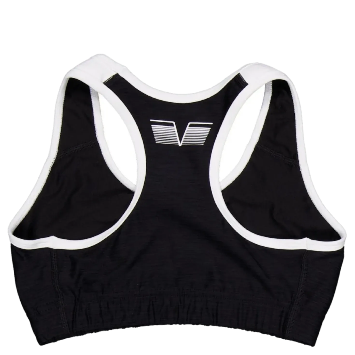 Black & White Swirl Sports Bra Black/white