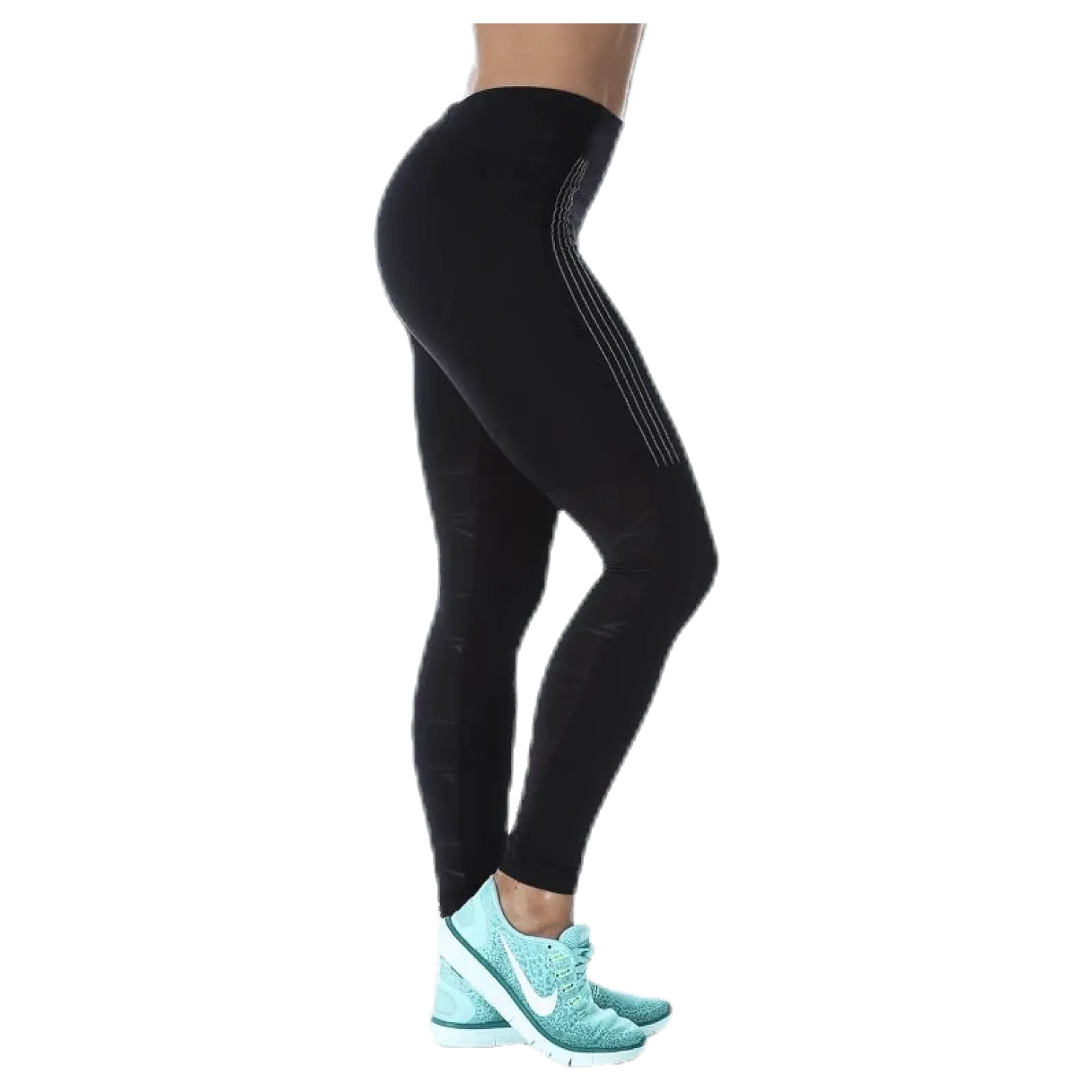 BLACK Wing Wiper Tights Black