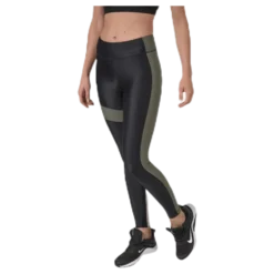 Blocked Compression Tights Green