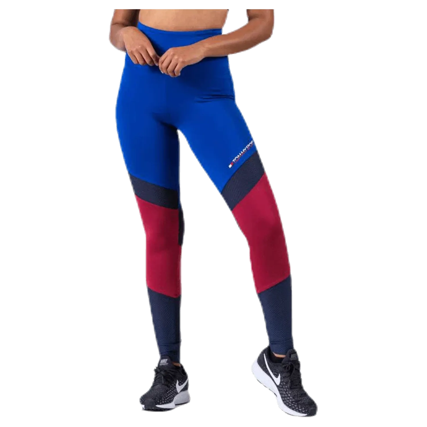Blocked Legging Full Length Blue