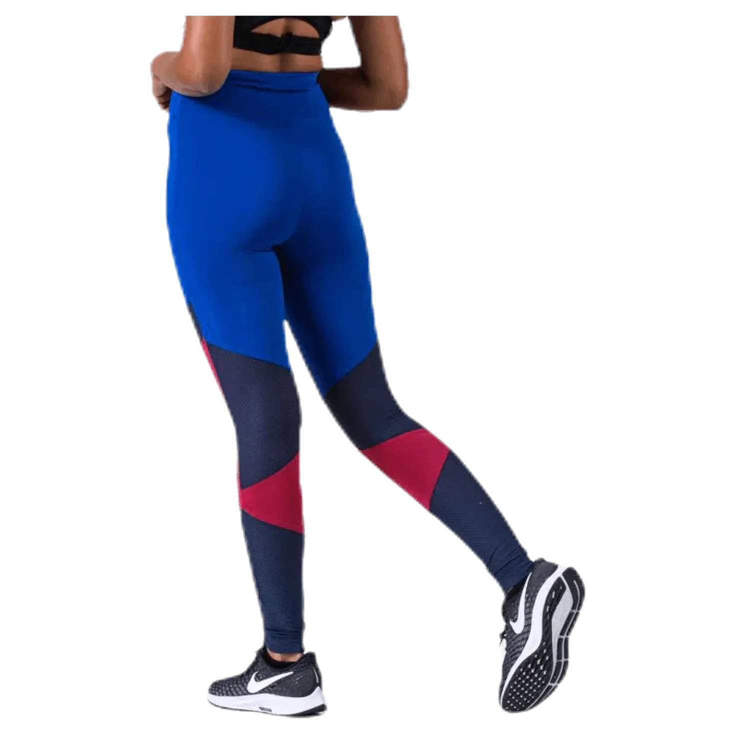 Blocked Legging Full Length Blue