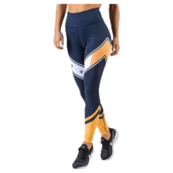 Block Legging Stars Full Length Blue