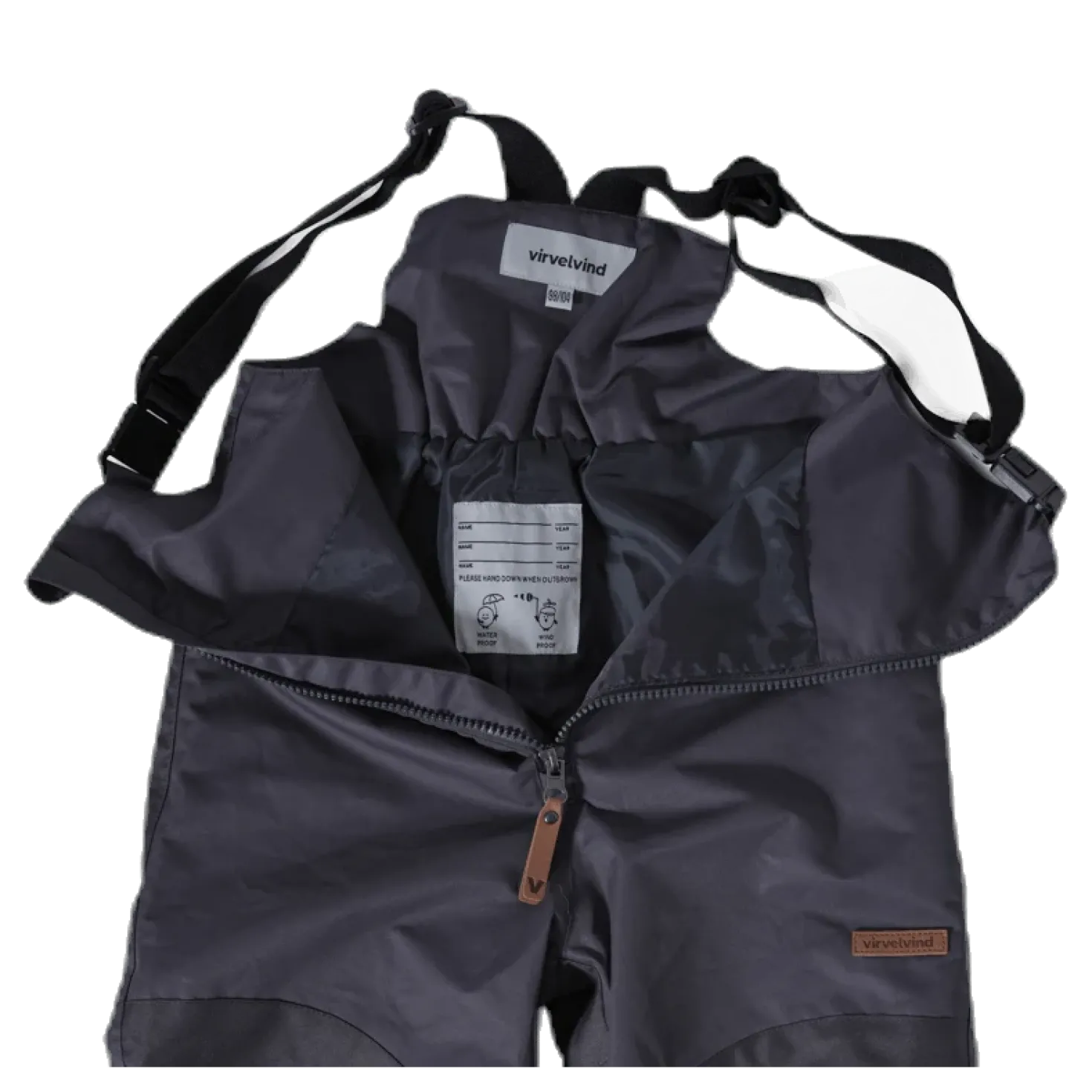 Blåsig Bib Pant Grey