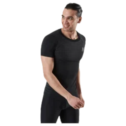 BL Top Crew Neck Performance Light Black
