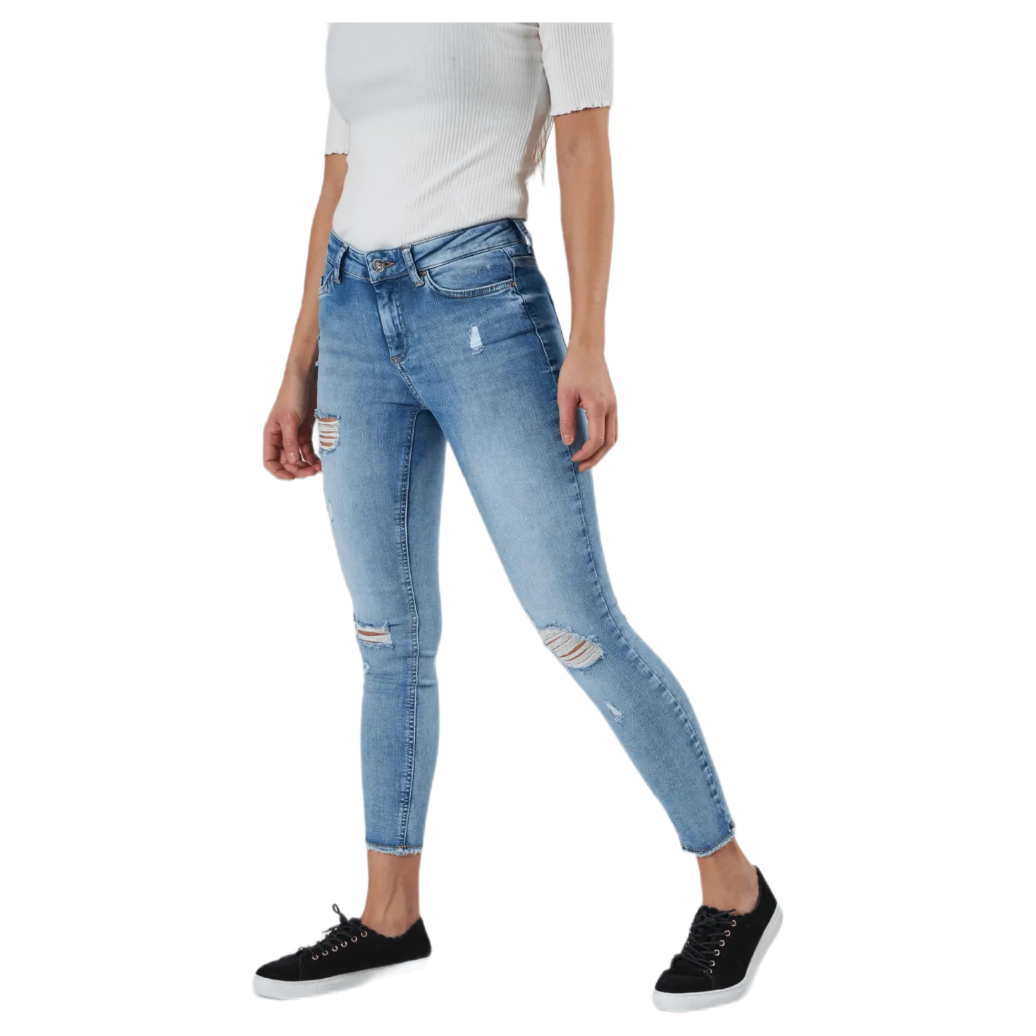 Blush Mid Denim Light Blue Denim