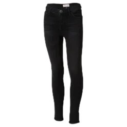 Blush Skinny Raw Jeans Black