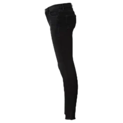 Blush Skinny Raw Jeans Black